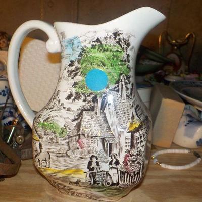 "Enoch Wedgwood (tunstall) Olde English Village " Water Basin".