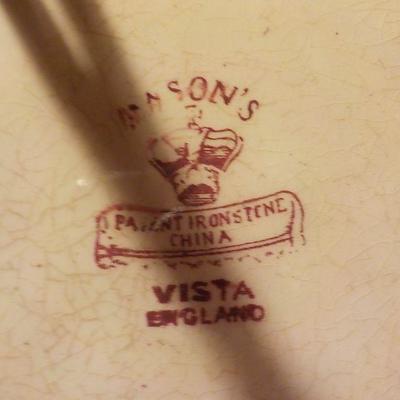 Vintage "Mason's Vista" Water Basin.