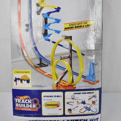 Hot Wheels Track Builder Vertical Launch Kit w/ 3-Configurations. Open, Complete