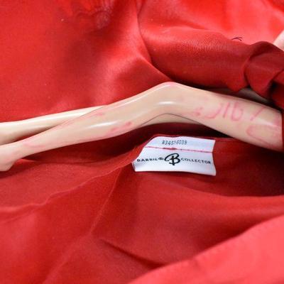 Vintage 2007 Holiday Barbie. Marker on legs.