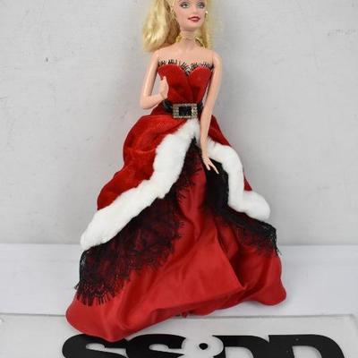 Vintage 2007 Holiday Barbie. Marker on legs. | EstateSales.org