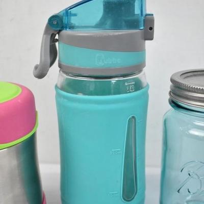 3 pc kitchen: Thermos, Water Bottle, Ball Mason Jar