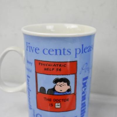 4 pc Peanuts: 2 Mugs & 2 Hallmark Ornaments