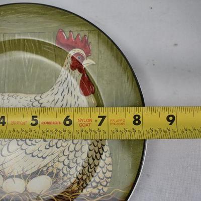 Warren Kimble Chicken Hen Plates, Qty 4