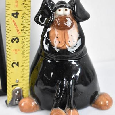 3 pc Home Decor: Friends Frame & 2 porcelain dog figurines