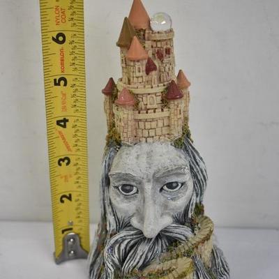 2 pc Castle Figurines - 1 has a broken spire
