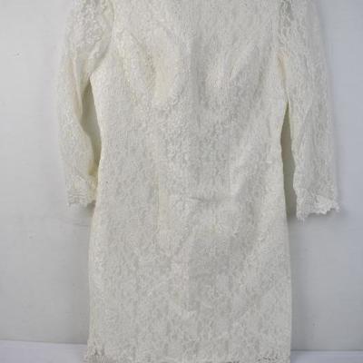 Off-White Lace Dress, No Tags, see measurements