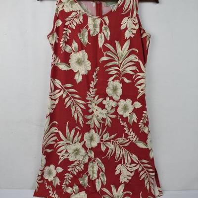 Pineapple Moon Silk Tank Dress, Size XS