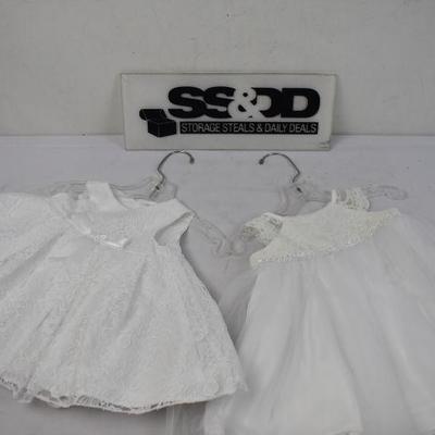 Infant Dresses, White & Lace: Tevolio sz 3m & 3-6m