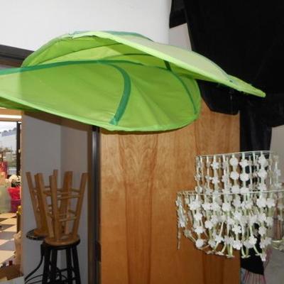 Lot 835 - 2 Large Fairy Leaves + 2 Multi Tiered Flower Mobiles