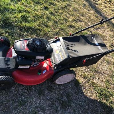 Red Troy Bilt Lawn Mower 21