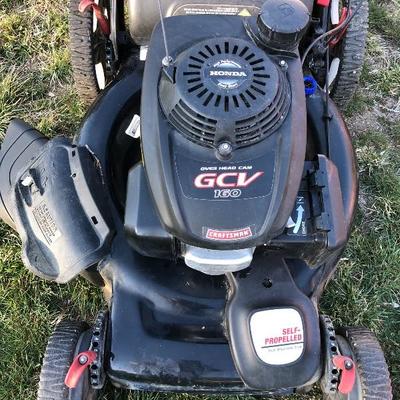 Craftsman Lawn Mower Self Propelled Front Wheel Gear Drive Honda GCV 160 Engine 