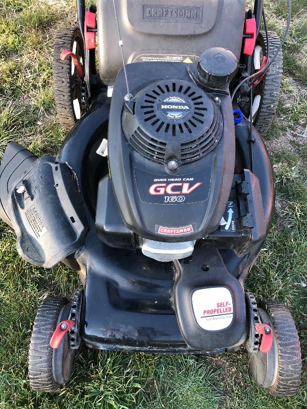 Craftsman honda online gcv160 lawn mower