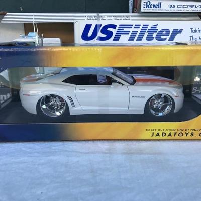 #133 - Collection of Model Cars and Kentucky Derby Flag