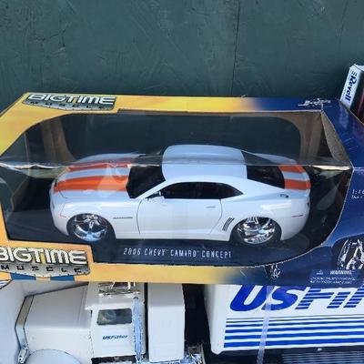 #133 - Collection of Model Cars and Kentucky Derby Flag