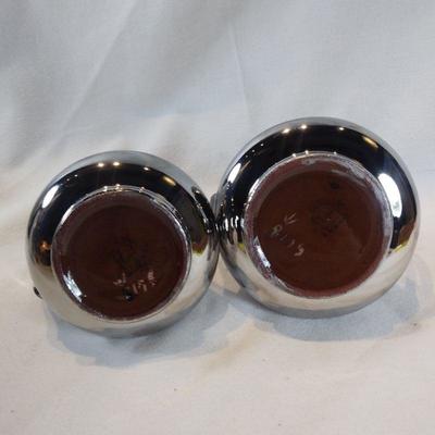 Mercury Silver Creamer and Sugar