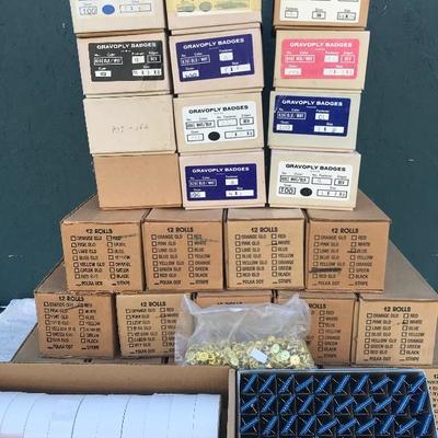 #135 - Vintage Badge Engraving DIY Kit Supplies