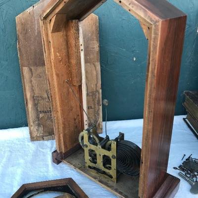 #39 - Three Victorian Photo Albums, Clock Parts, and Antique Bible