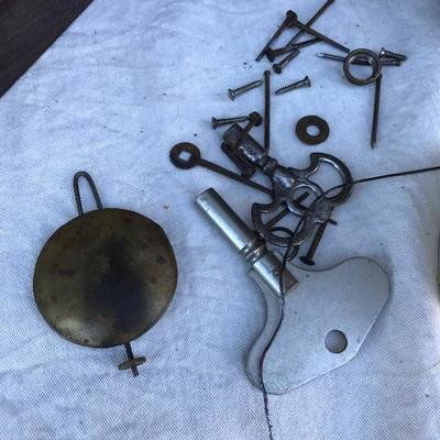 #39 - Three Victorian Photo Albums, Clock Parts, and Antique Bible