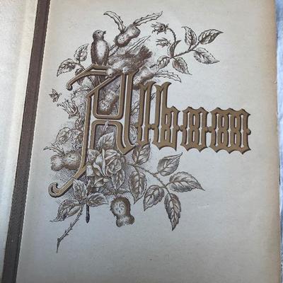 #39 - Three Victorian Photo Albums, Clock Parts, and Antique Bible