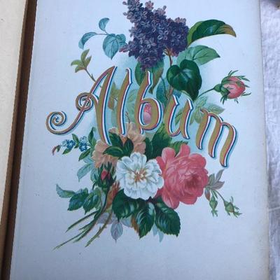 #39 - Three Victorian Photo Albums, Clock Parts, and Antique Bible