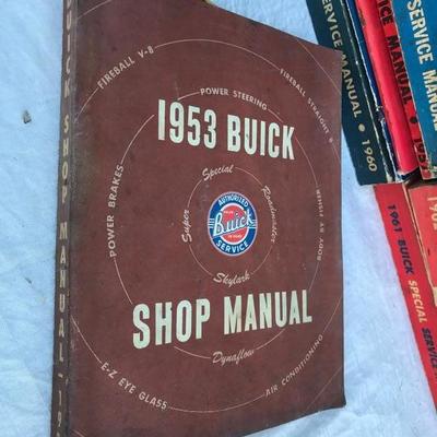 #38 - Collection of 16 Vintage Buick Manuals
