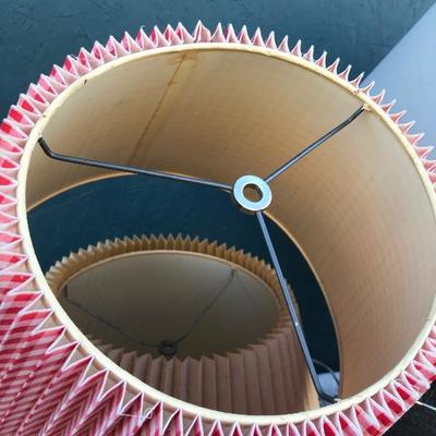 #136 - Grey Ceramic Lamp, Artist's Clothes Pins, Wood Serving Tray, Various Home Goods 