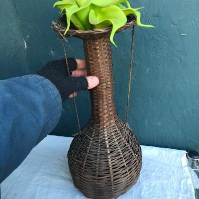 #136 - Grey Ceramic Lamp, Artist's Clothes Pins, Wood Serving Tray, Various Home Goods 