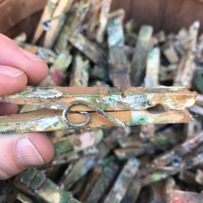 #136 - Grey Ceramic Lamp, Artist's Clothes Pins, Wood Serving Tray, Various Home Goods 