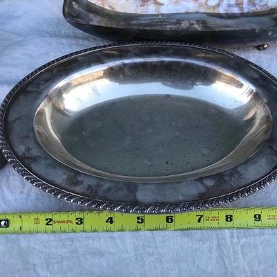 #37 - Large Collection of Silver and Pewter Serving Items