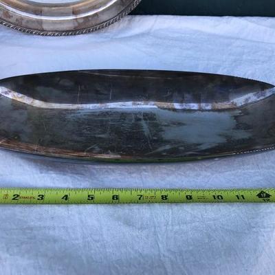 #37 - Large Collection of Silver and Pewter Serving Items