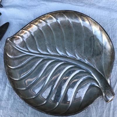 #37 - Large Collection of Silver and Pewter Serving Items