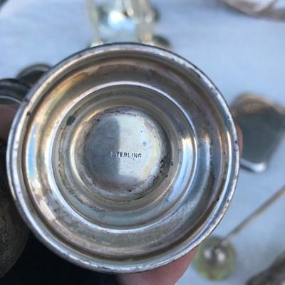#37 - Large Collection of Silver and Pewter Serving Items