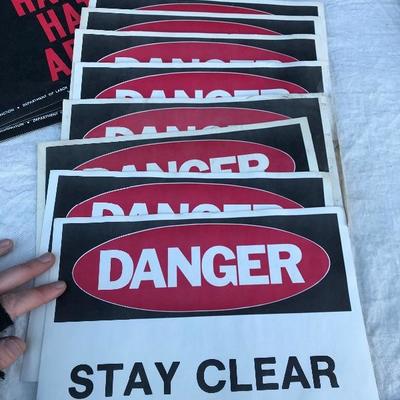 #29 - Vintage Deadstock Paper Construction Signs