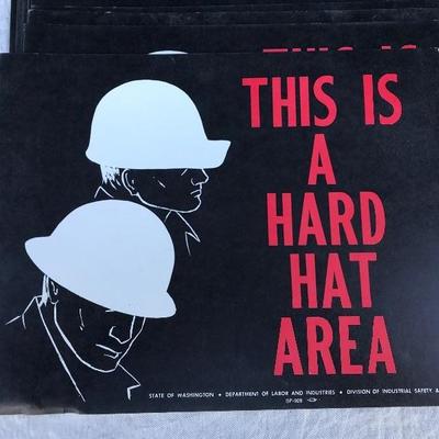 #29 - Vintage Deadstock Paper Construction Signs