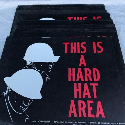 #29 - Vintage Deadstock Paper Construction Signs