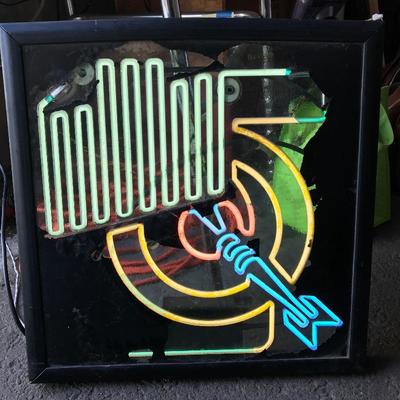 #138 - Collection of Vintage Lamps, Budweiser, Bullseye Neon, Desk Lamps