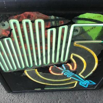 #138 - Collection of Vintage Lamps, Budweiser, Bullseye Neon, Desk Lamps