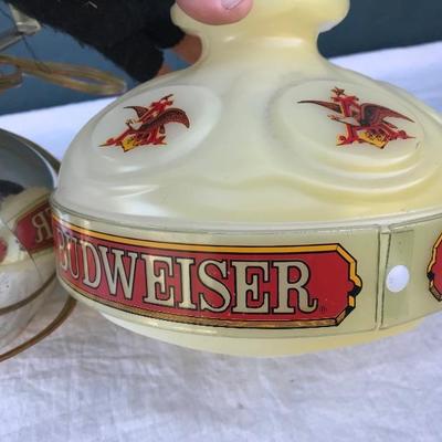 #138 - Collection of Vintage Lamps, Budweiser, Bullseye Neon, Desk Lamps