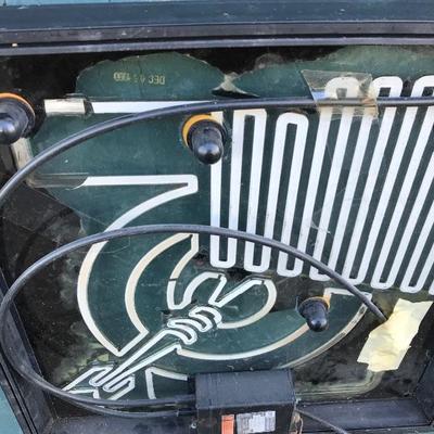 #138 - Collection of Vintage Lamps, Budweiser, Bullseye Neon, Desk Lamps