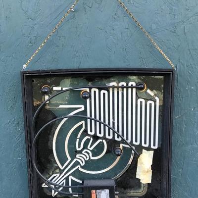 #138 - Collection of Vintage Lamps, Budweiser, Bullseye Neon, Desk Lamps