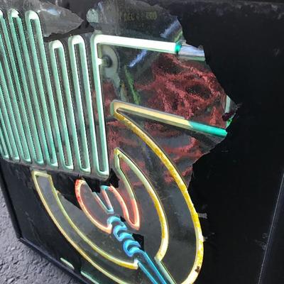 #138 - Collection of Vintage Lamps, Budweiser, Bullseye Neon, Desk Lamps