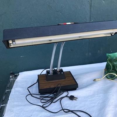 #138 - Collection of Vintage Lamps, Budweiser, Bullseye Neon, Desk Lamps