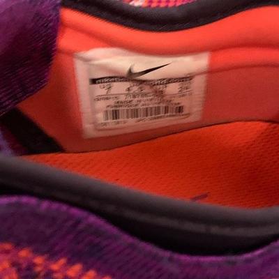 Nike Free TR Flyknit Shoes Purple Orange White sz 7 Womens 