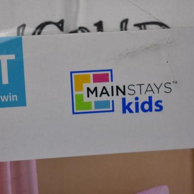 Mainstays Kids Paris Bed in a Bag, Twin Size, Paris Theme, $30 Retail - New