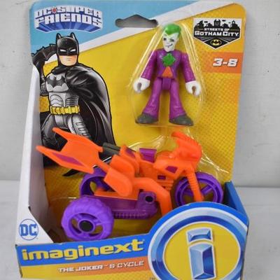 2 pc Batman & Joker Toys by Imaginext DC Super Friends - New