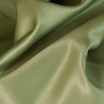 Soft & Silky Satin Sheet Set, Full Size, Green - New