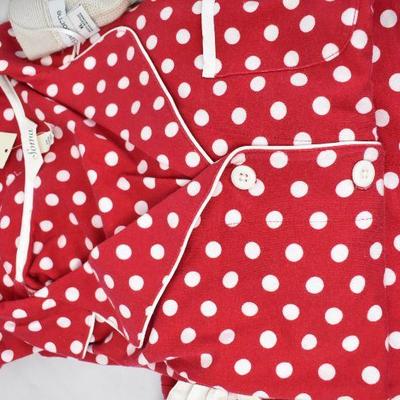 9 pc Women's Clothing XL: Pajama Set, 2 Tops, 3 pants, 1 Skirt, 1 Swimsuit - New