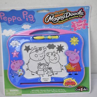 Disney Pixar Toy Story Woody Figure AND Peppa Pig Magna Doodle $23 Retail - New