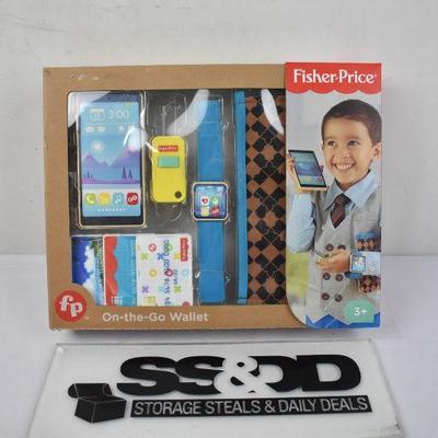 Fisher-Price On-the-Go Wallet Toy Set, $15 Retail - New